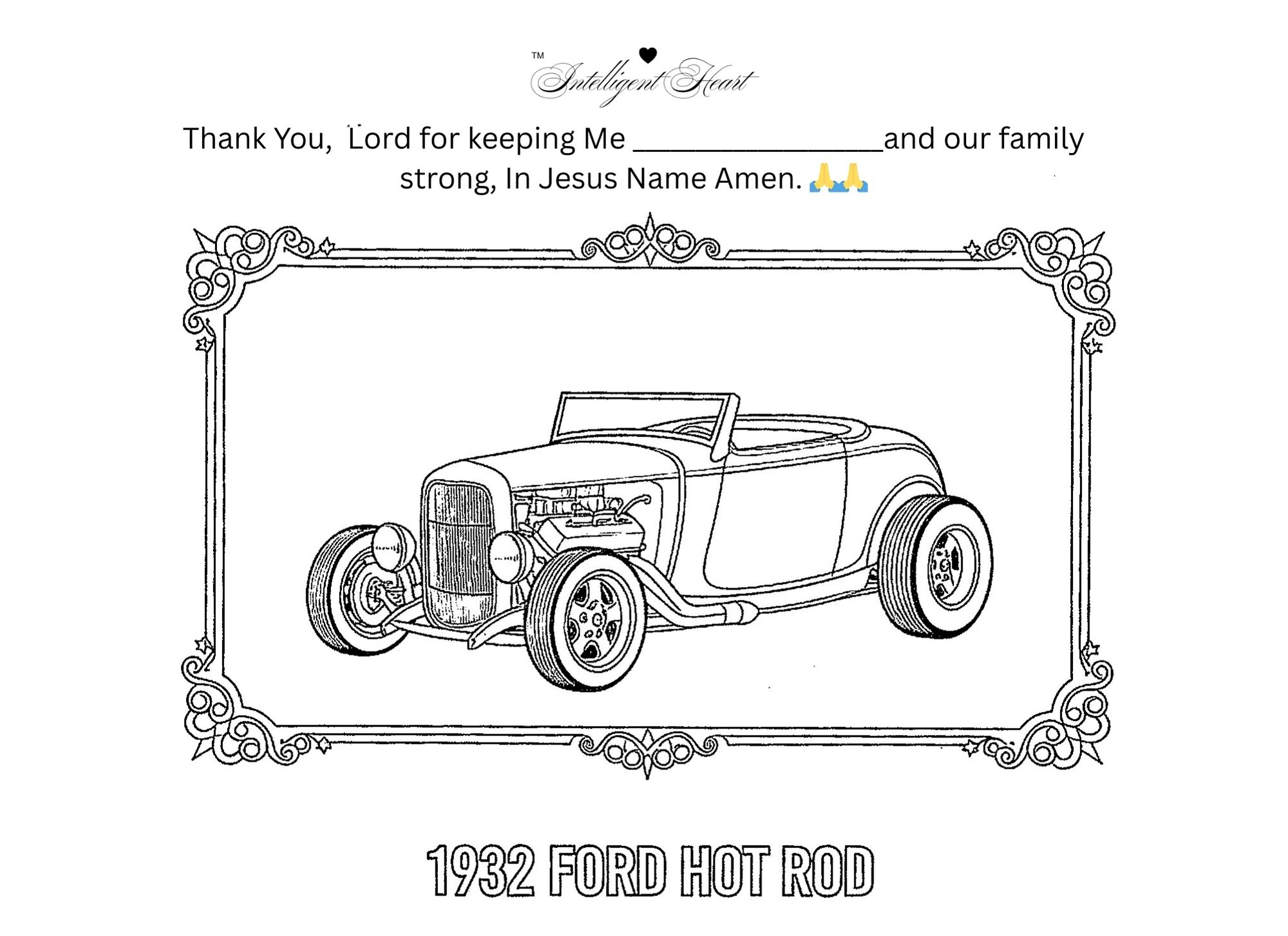 classic cars & trucks coloring book